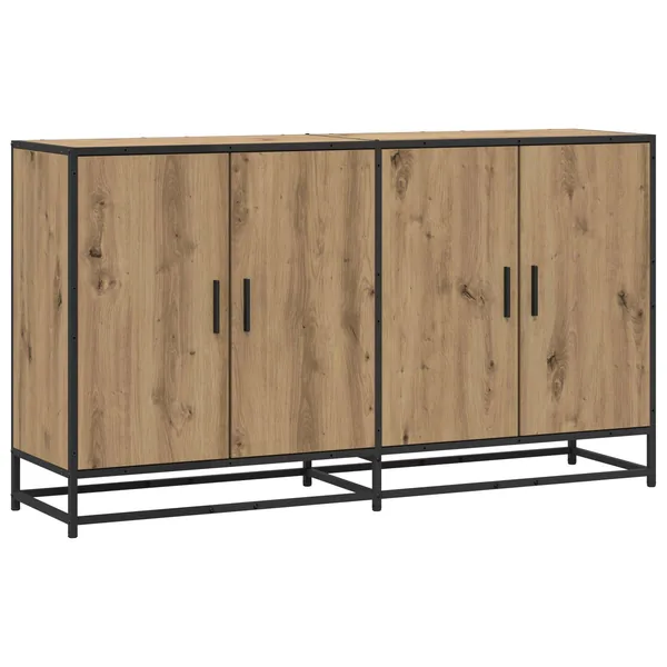 Buffet Chêne artisanal 134 x 35 x 76 cm Bois d'ingénierie