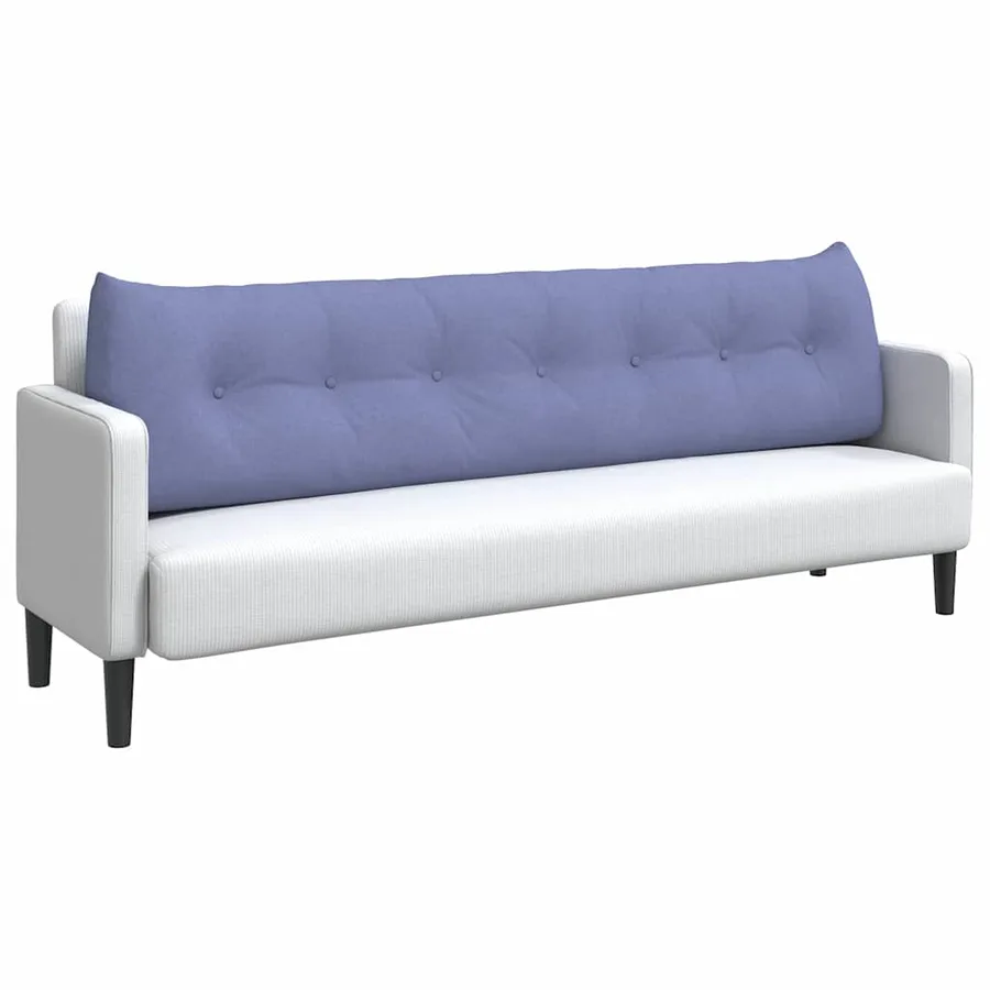 Coussin de Dos Bleu denim 200 x 24 x 50 cm tissu - 3