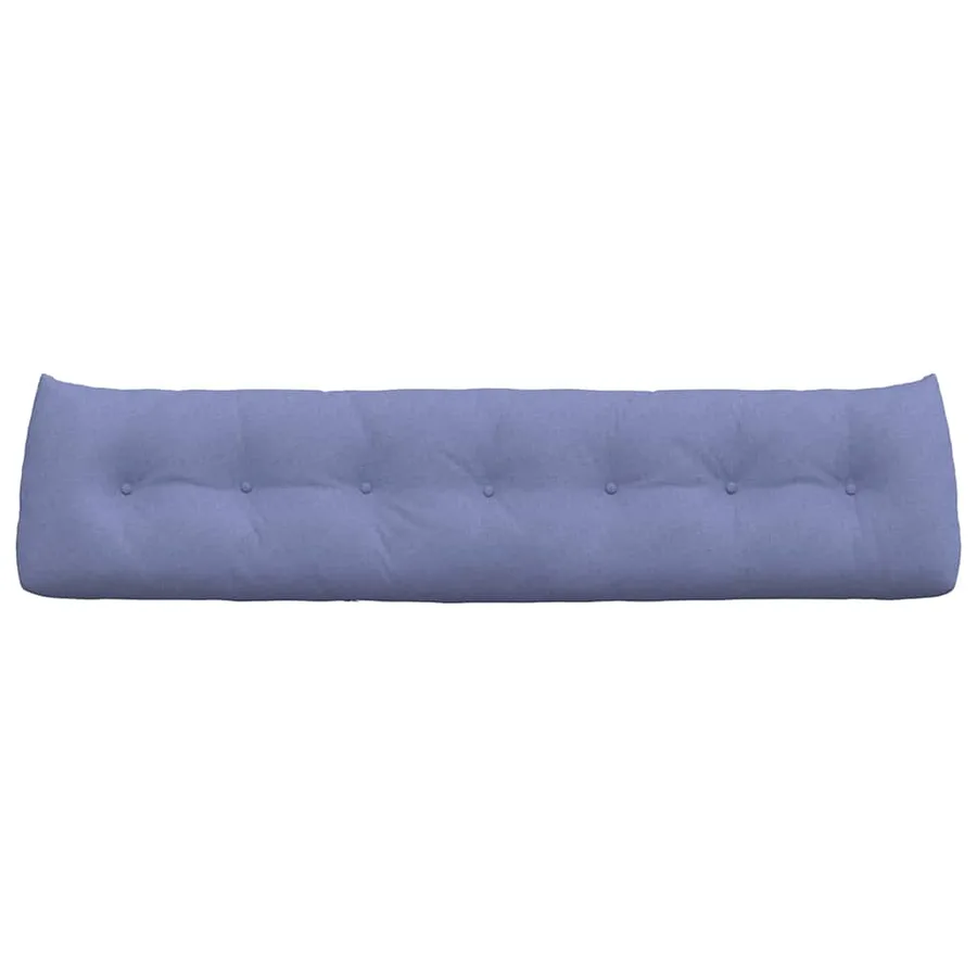 Coussin de Dos Bleu denim 200 x 24 x 50 cm tissu - 6