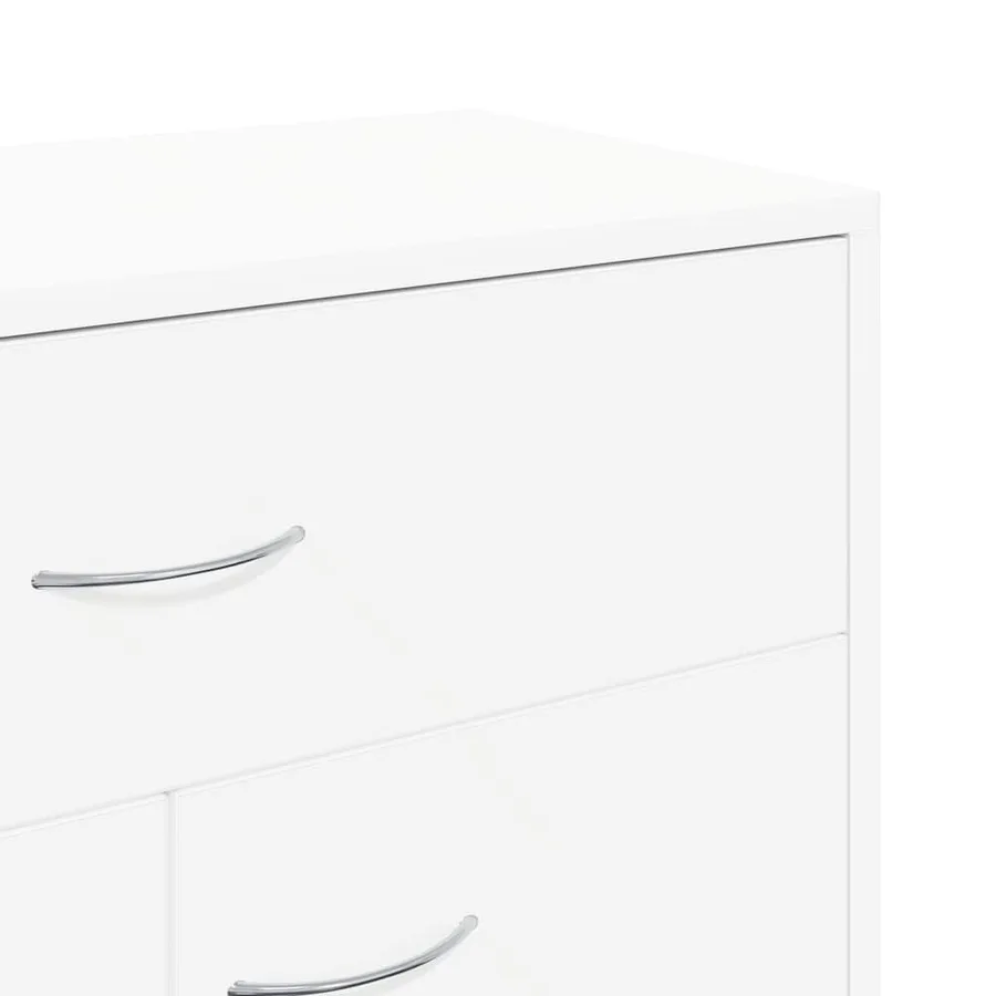Buffet blanc 60x30x75 cm bois d'ingénierie - 9
