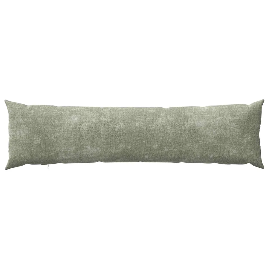 Housse de coussin 2 pcs HEERLEN Vert 40 x 145 cm Tissu Chenille - 2