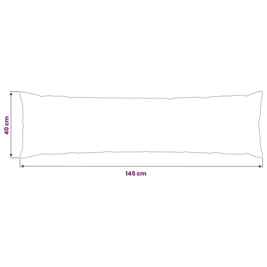 Housse de coussin 2 pcs HEERLEN Vert 40 x 145 cm Tissu Chenille - 7