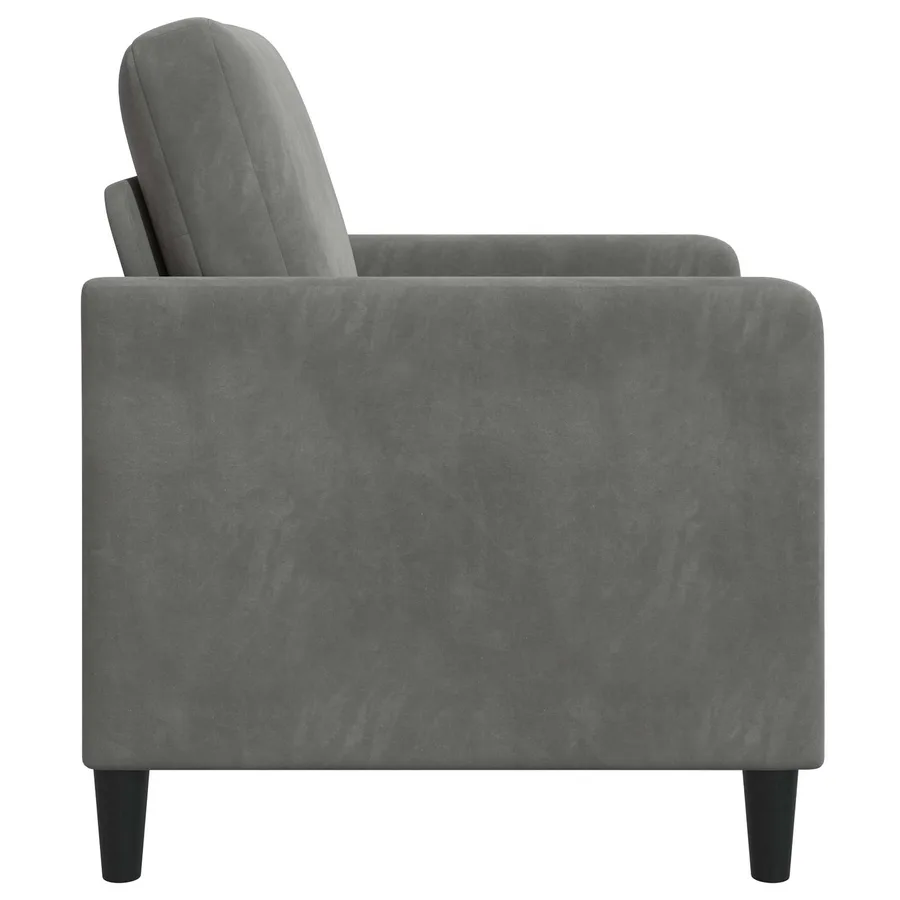 Sofa avec rangement Gris foncé 72 x 78 x 87 cm Polyester - 5