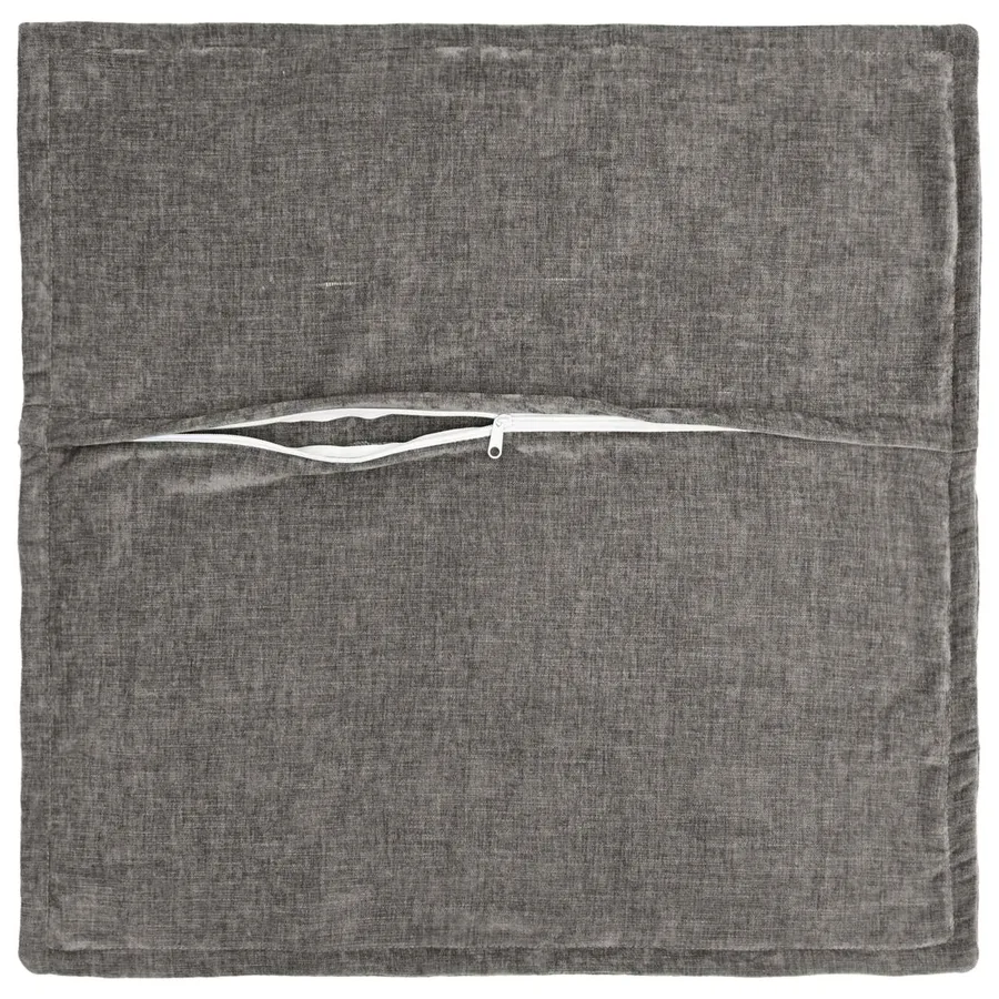 Housse de coussin 12 pcs HOUTEN Gris foncé 50 x 50 cm - 3