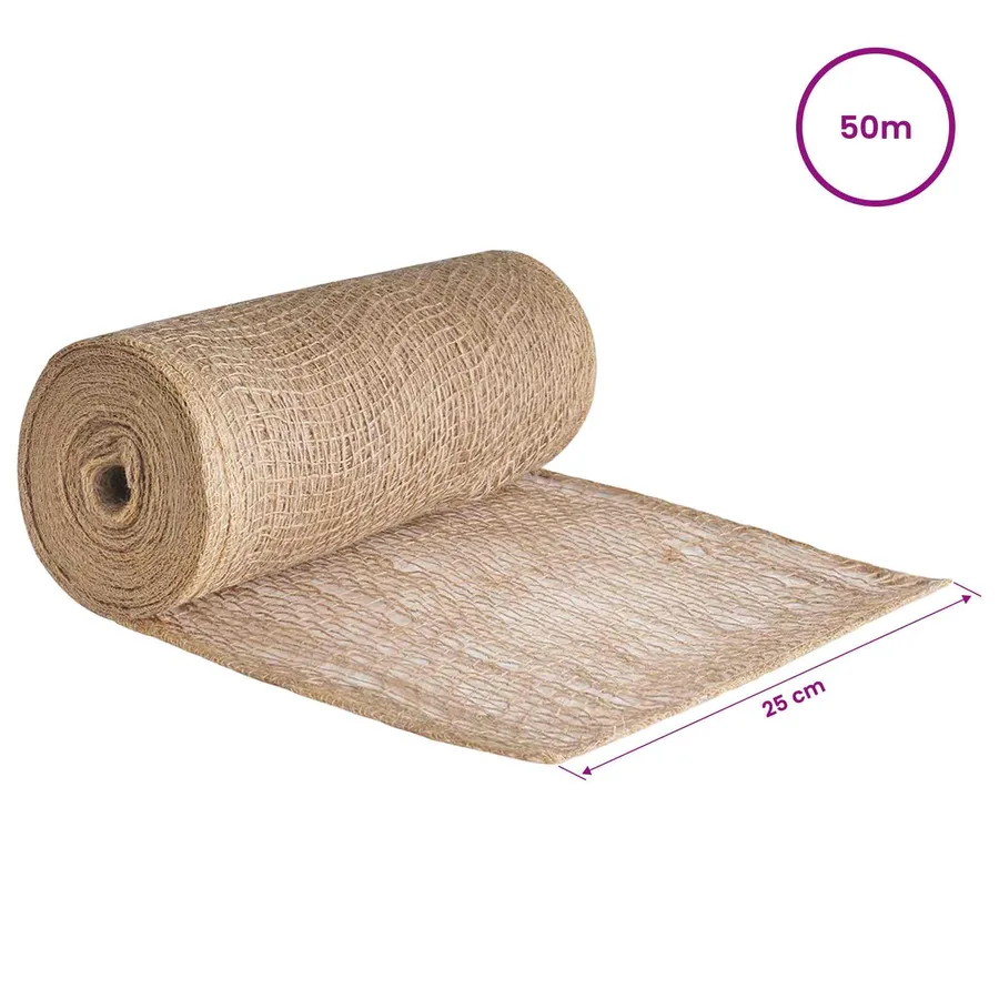 Rouleau de jute Naturel 25 x 5000 cm - 6