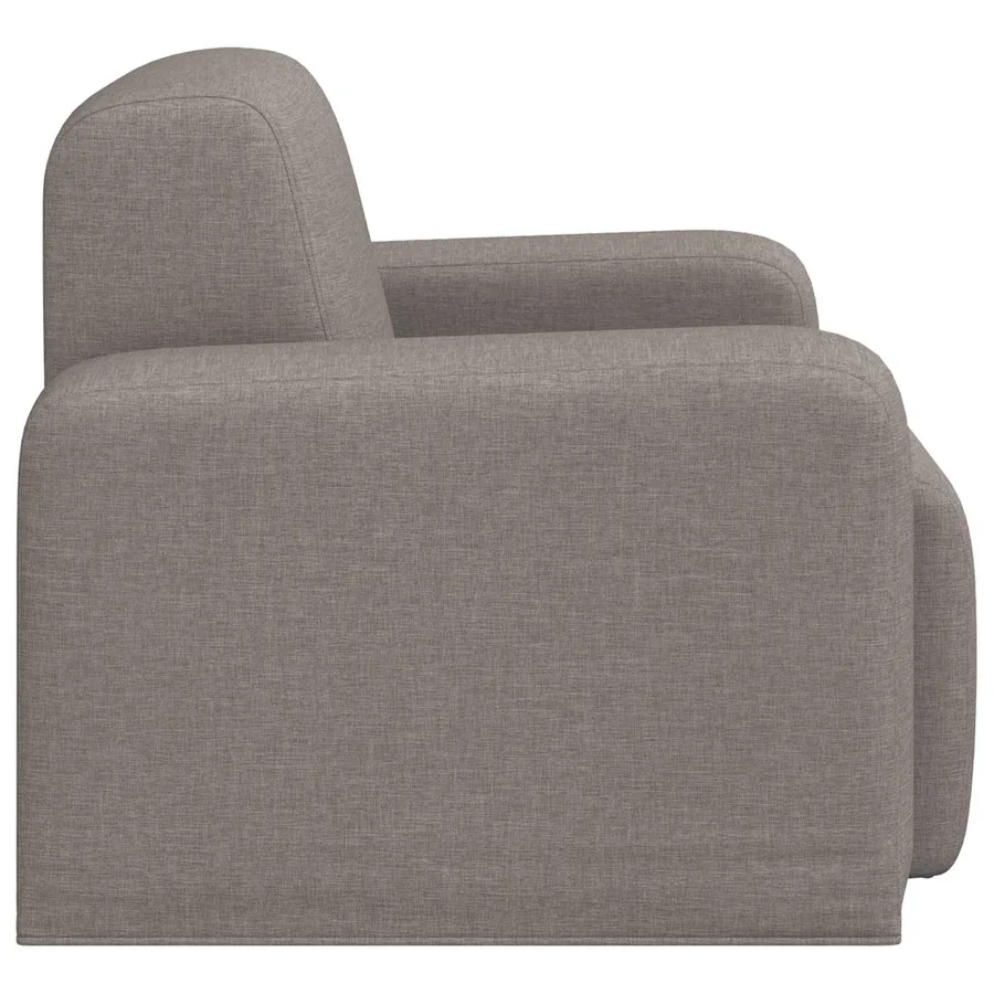 Fauteuil Taupe Tissu - 4