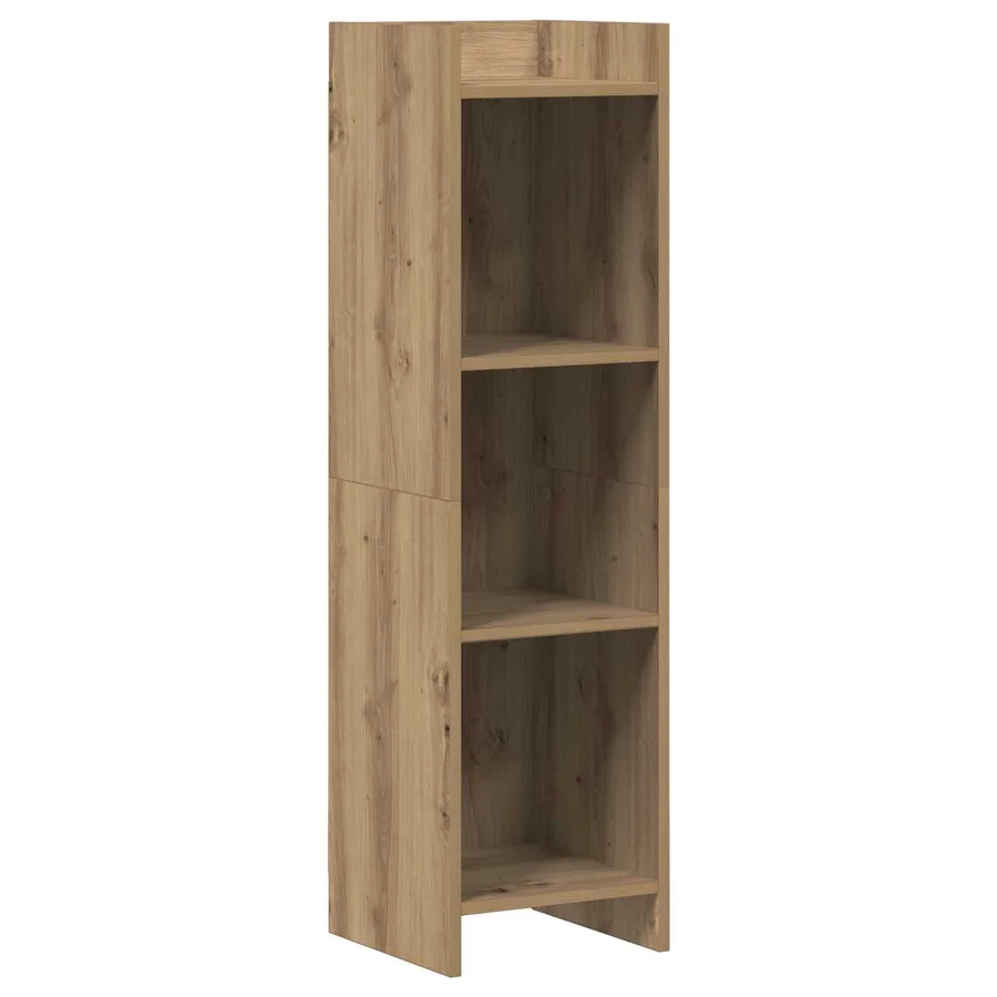 Bibliothèque 3 niveaux 30 x 30 x 111 cm Bois d'ingénierie - 2