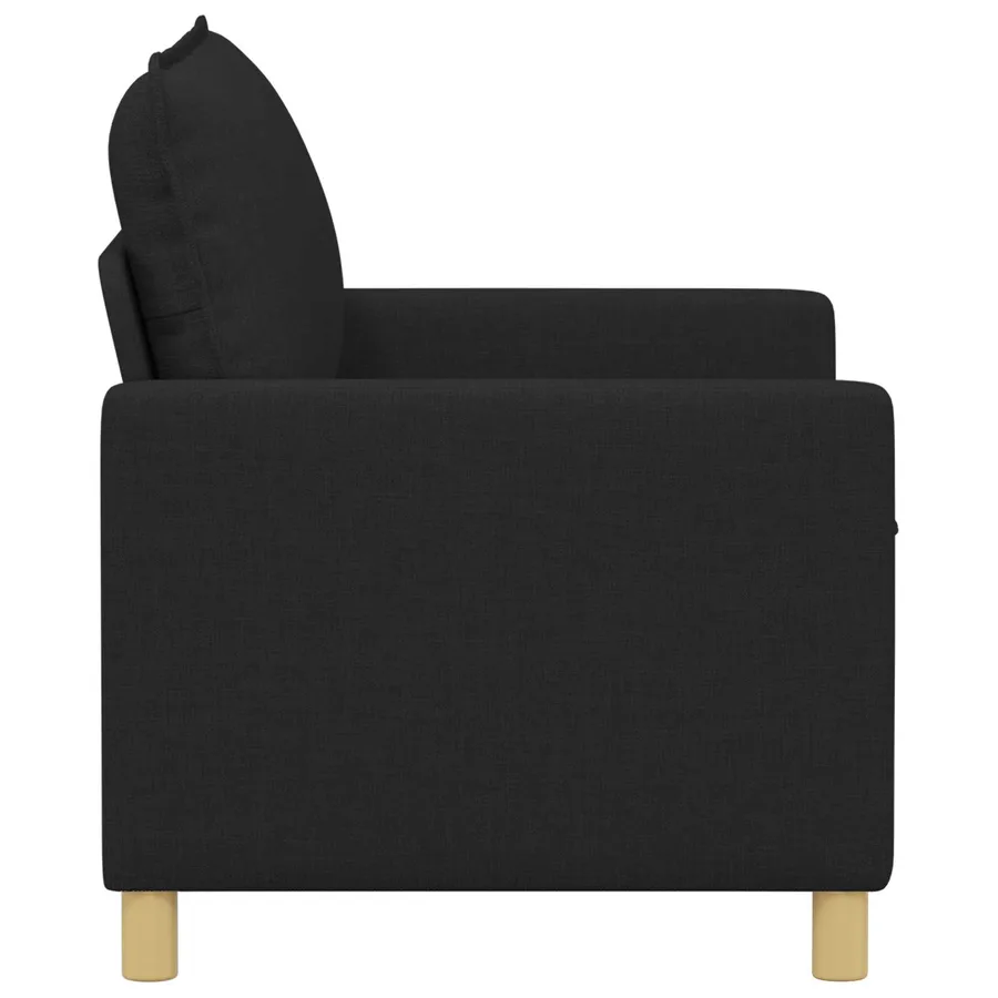 Canapé Noir 126 x 81 x 87,5 cm - 4
