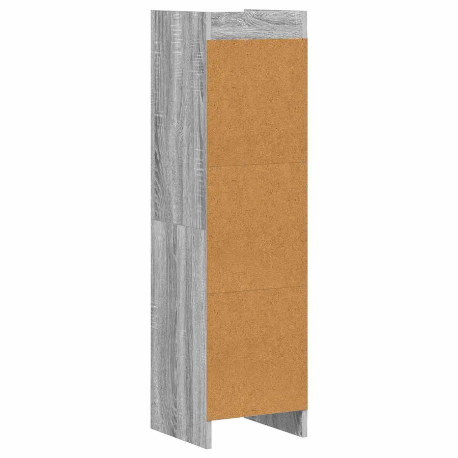 Bibliothèque Sonoma gris 30 x 30 x 111 cm Bois d'ingénierie - 6