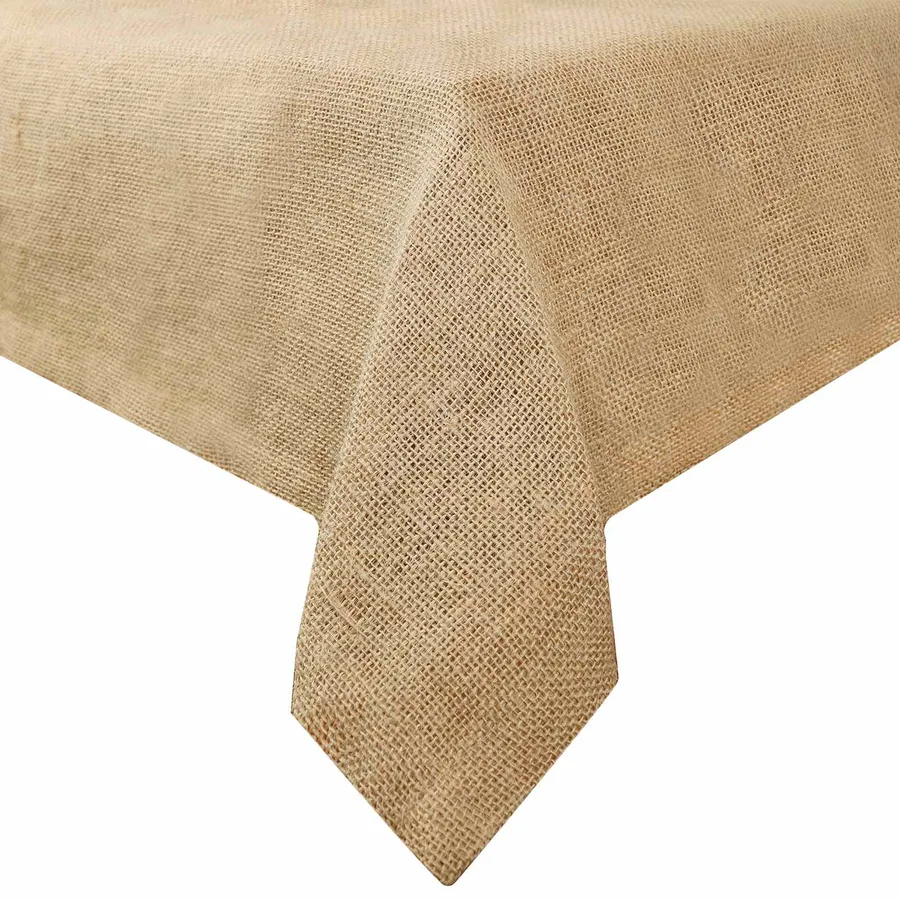 Nappe en jute Naturel 140 x 240 cm 100 % jute Tossa - 2