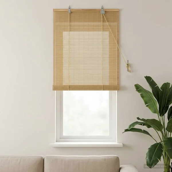Store enrouleur Naturel 70 x 160 cm Bambou