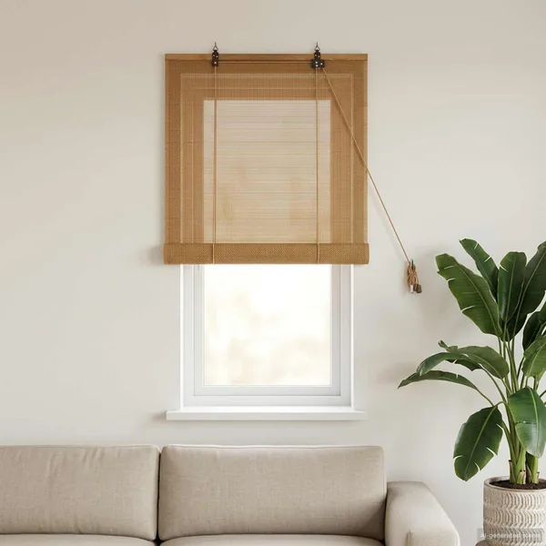 Store enrouleur Marron 70 x 160 cm Bambou
