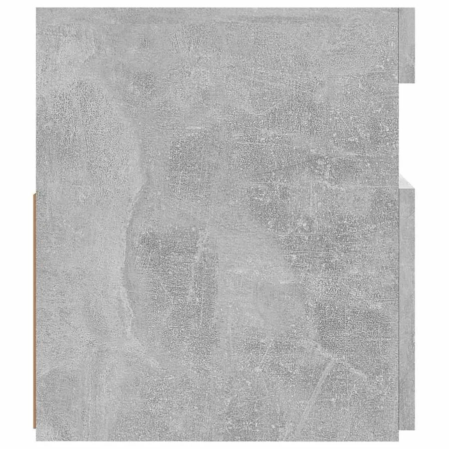 Meuble TV avec lumières LED gris béton 120x35x40 cm - 9