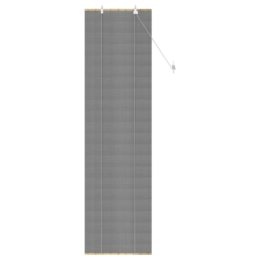 Store enrouleur Gris 60 x 220 cm Bambou - 3