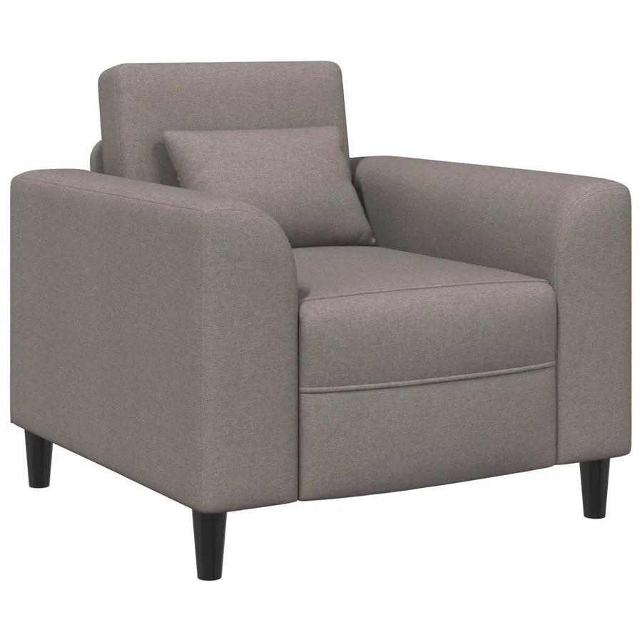 Fauteuil Taupe Tissu - 2
