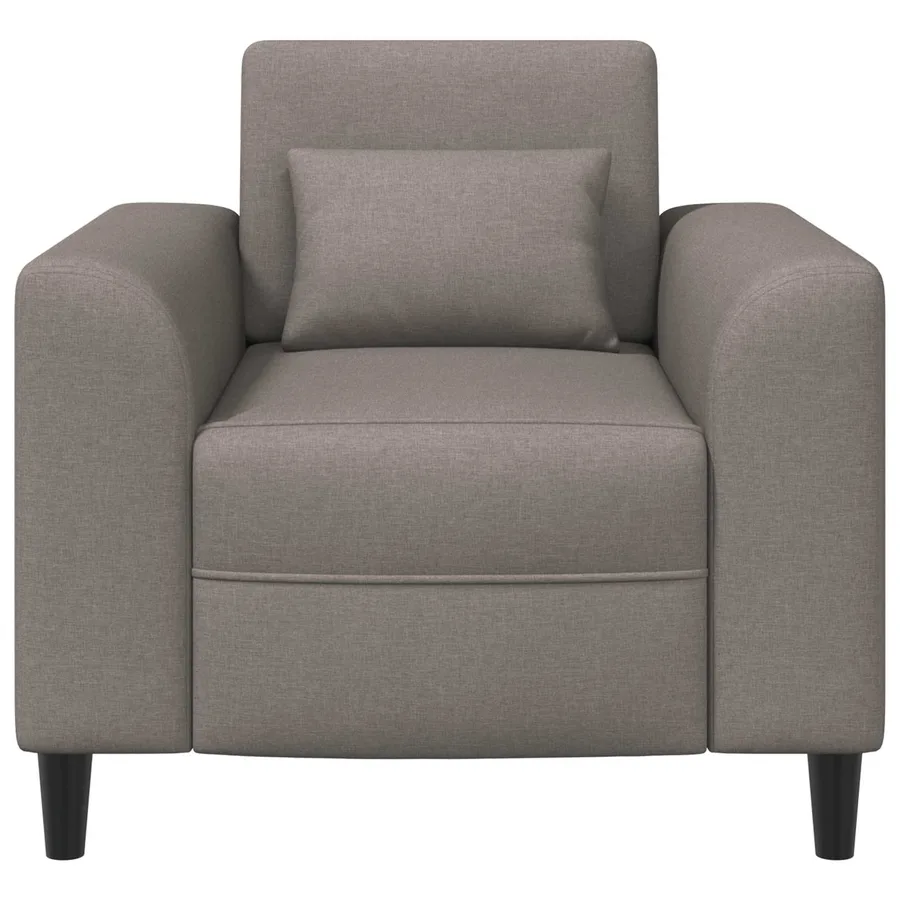 Fauteuil Taupe Tissu - 3