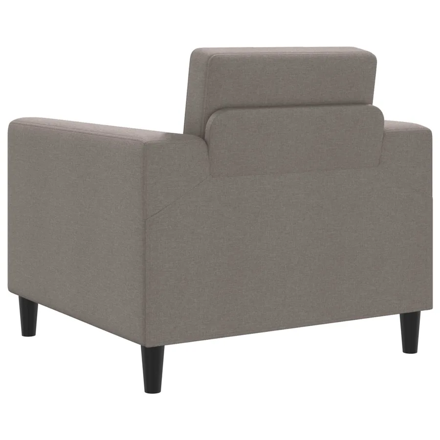 Fauteuil Taupe Tissu - 5
