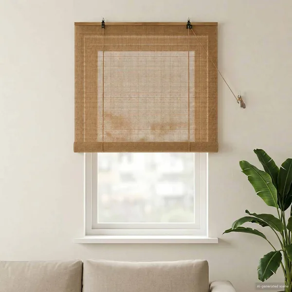 Store enrouleur Marron 90 x 160 cm Bambou