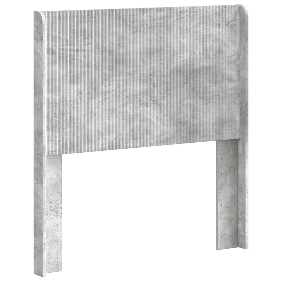 Tête de lit Gris béton Bois d'ingénierie - 2
