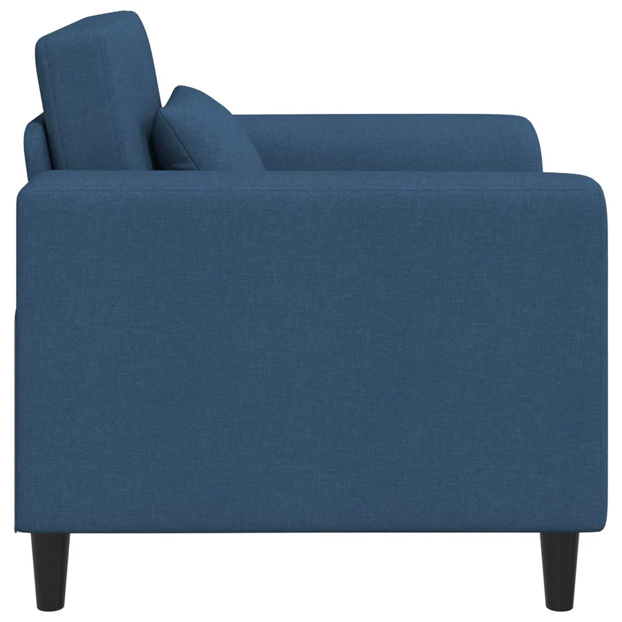 Fauteuil Bleu Tissu - 4