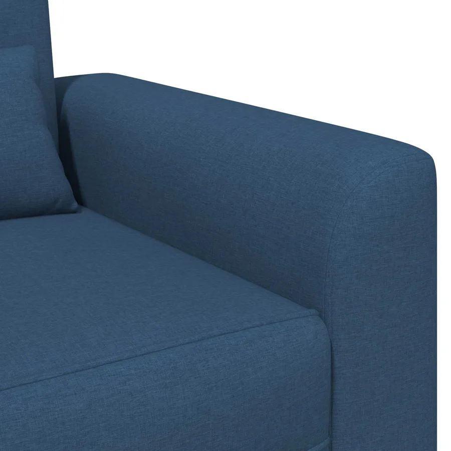 Fauteuil Bleu Tissu - 6