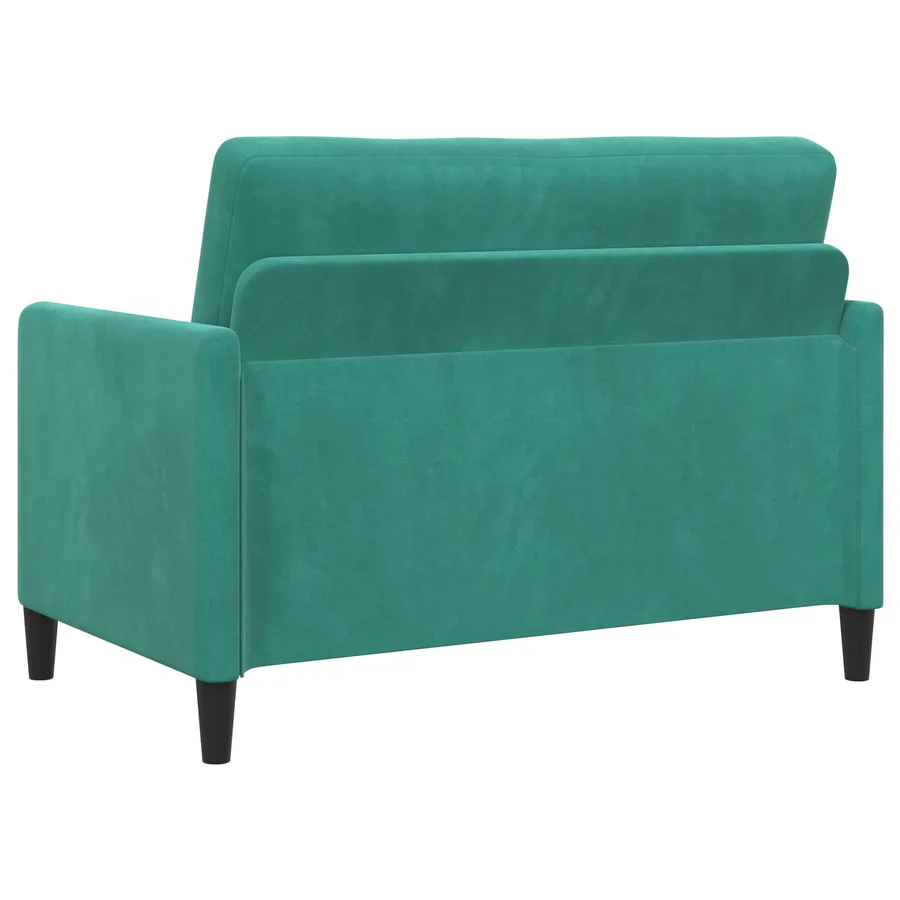 Sofa avec rangement Turquoise 122 x 78 x 87 cm Polyester - 5