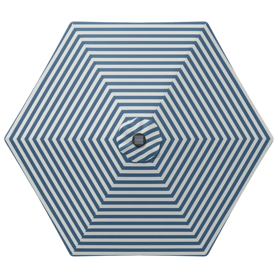 Parasol de jardin avec lumières LED et base 270 x 270 cm - 5