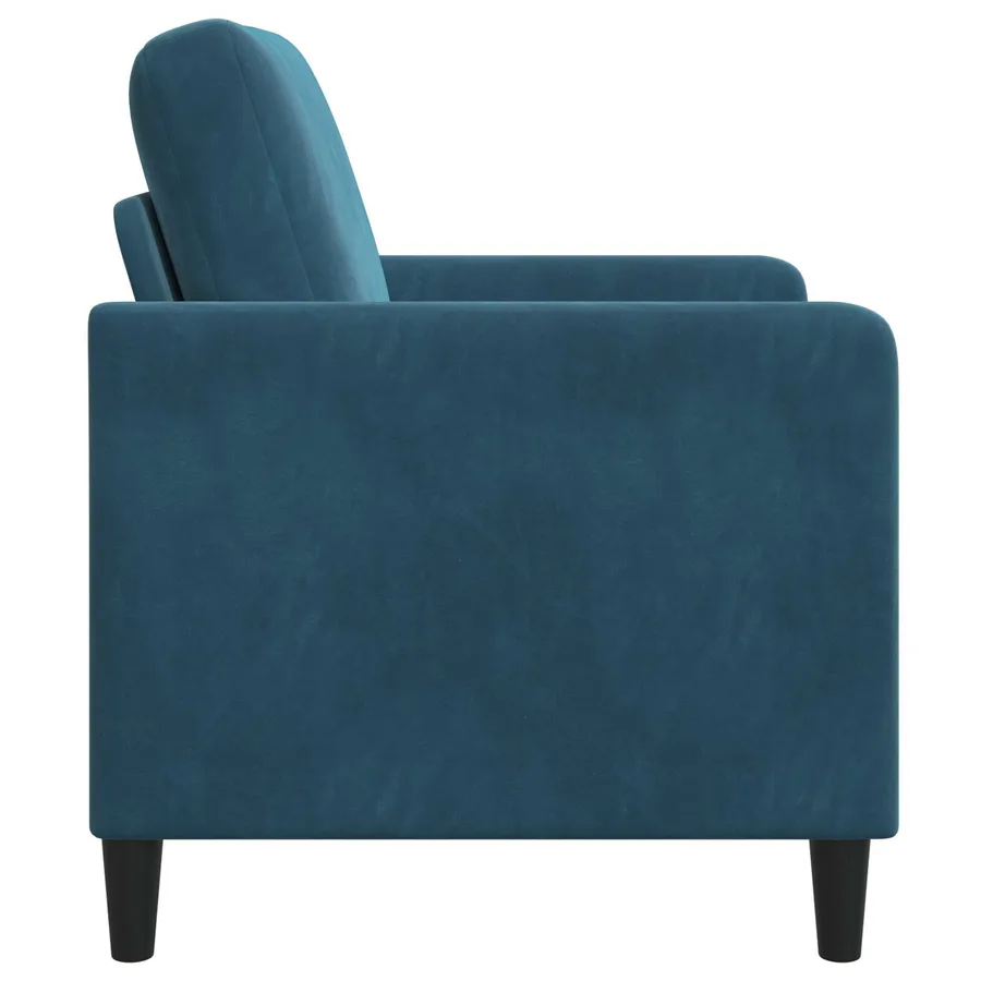 Sofa avec rangement Bleu 72 x 78 x 87 cm Polyester - 5