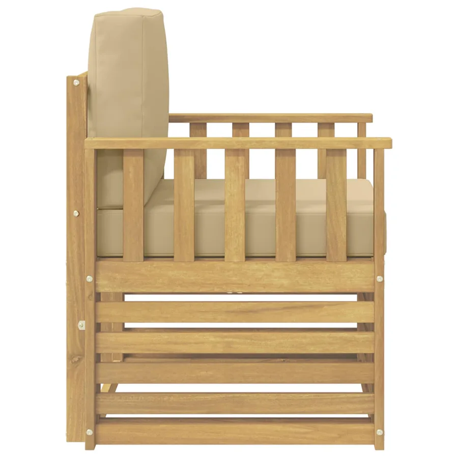 2 Pièce Ensemble de canapés d'extérieur Polyester - 4