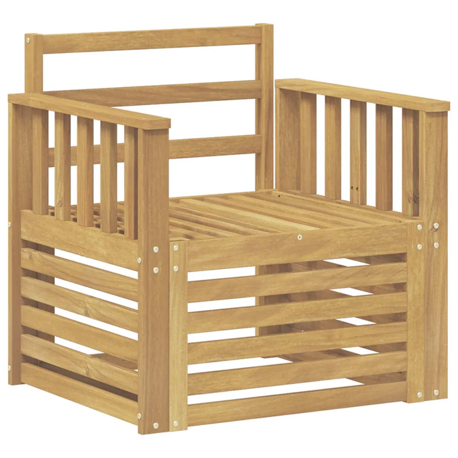 2 Pièce Ensemble de canapés d'extérieur Bois d'Acacia Massif - 2