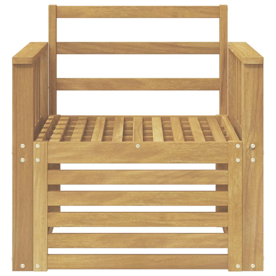 2 Pièce Ensemble de canapés d'extérieur Bois d'Acacia Massif - 3