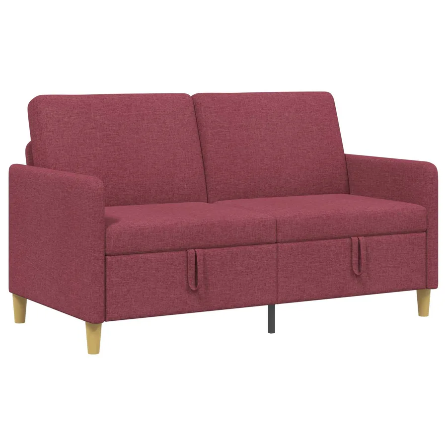 Sofa avec rangement Bordeaux 152 x 78 x 87 cm Polyester - 2