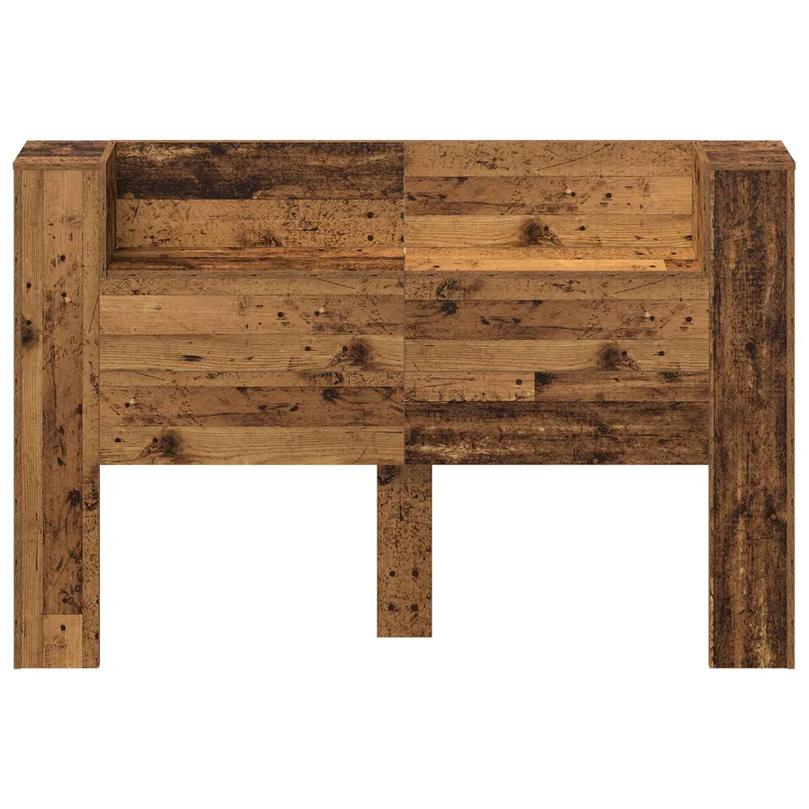 Tête de lit de rangement avec LED Bois ancien 160 cm - 6