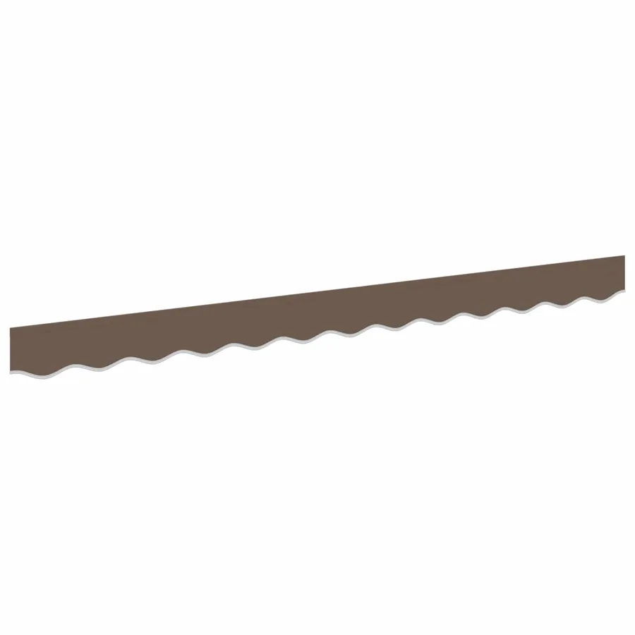 Remplacement de lambrequin Taupe 3,5 m Polyester - 2