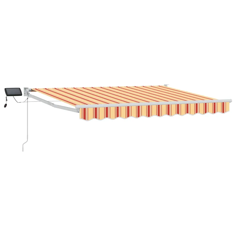 Store rétractable manuel avec LEDs Multicolore 3 x 2 m - 2