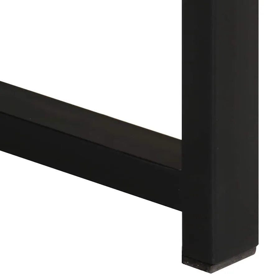 Tables gigognes 3 pcs Bois solide de manguier - 16
