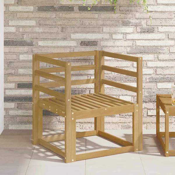 Ensemble de canapés d'extérieur Bois d'Acacia Massif Blanc