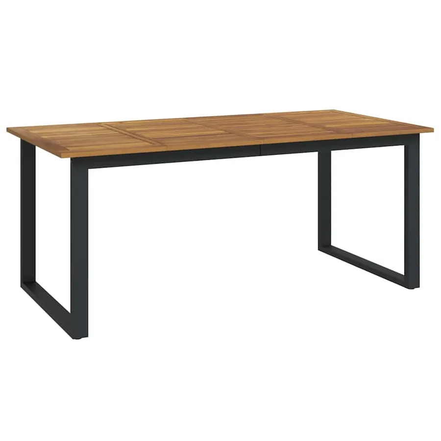 Ensemble de salle à manger pour jardin 7 pcs Beige - 6