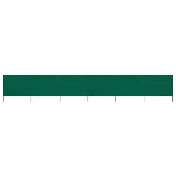 Paravent 6 panneaux Tissu 800 x 160 cm Vert