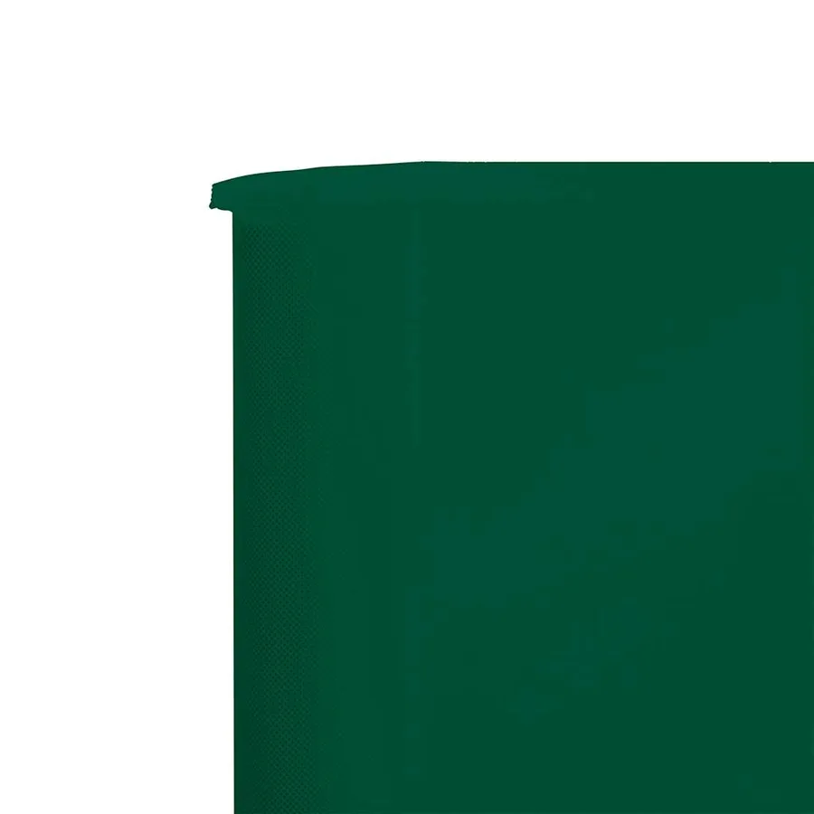 Paravent 6 panneaux Tissu 800 x 160 cm Vert - 4