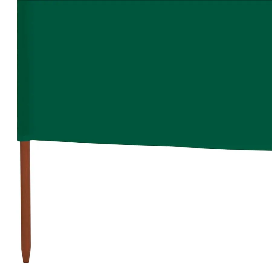 Paravent 6 panneaux Tissu 800 x 160 cm Vert - 5