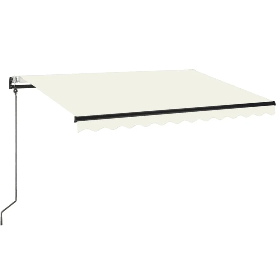 Auvent rétractable automatique 350x250 cm Crème - 2