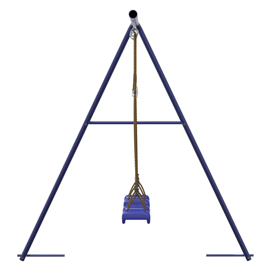 Balançoires de jeu 2 pcs bleu 265x156,5x155,5 cm polypropylène - 4
