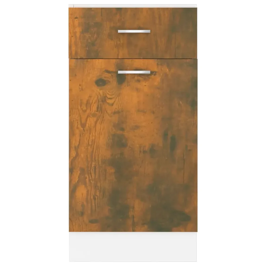 Armoire à tiroirs "Lyon" Chêne fumé 40 x 46 x 81,5 cm Bois d'ingénierie - 5