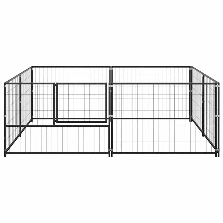 Chenil Noir 4 m² Acier - 5