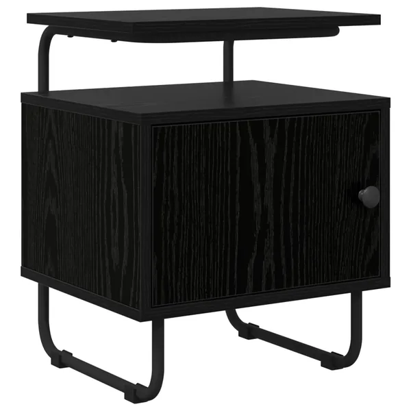 Table de chevet Chêne noir Bois d'ingénierie