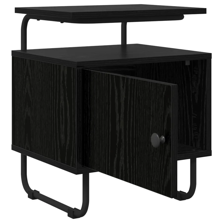Table de chevet Chêne noir Bois d'ingénierie - 3