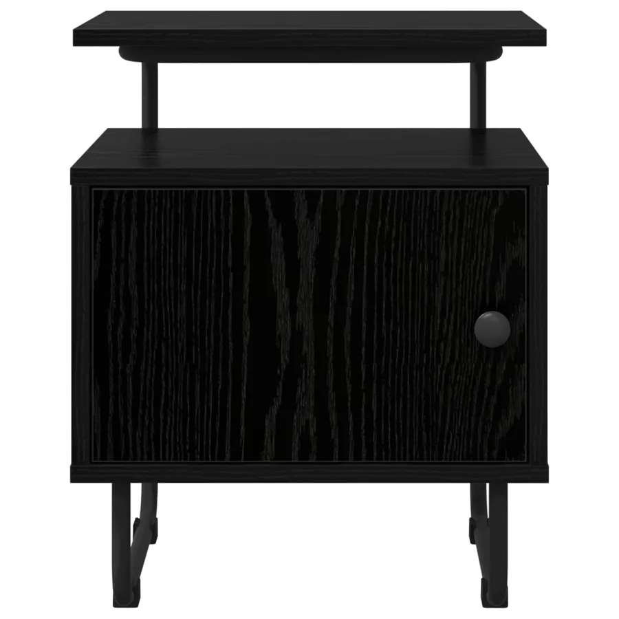 Table de chevet Chêne noir Bois d'ingénierie - 4
