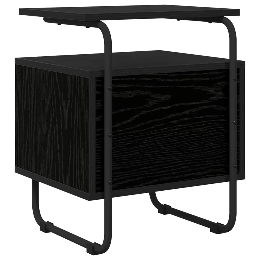 Table de chevet Chêne noir Bois d'ingénierie - 6