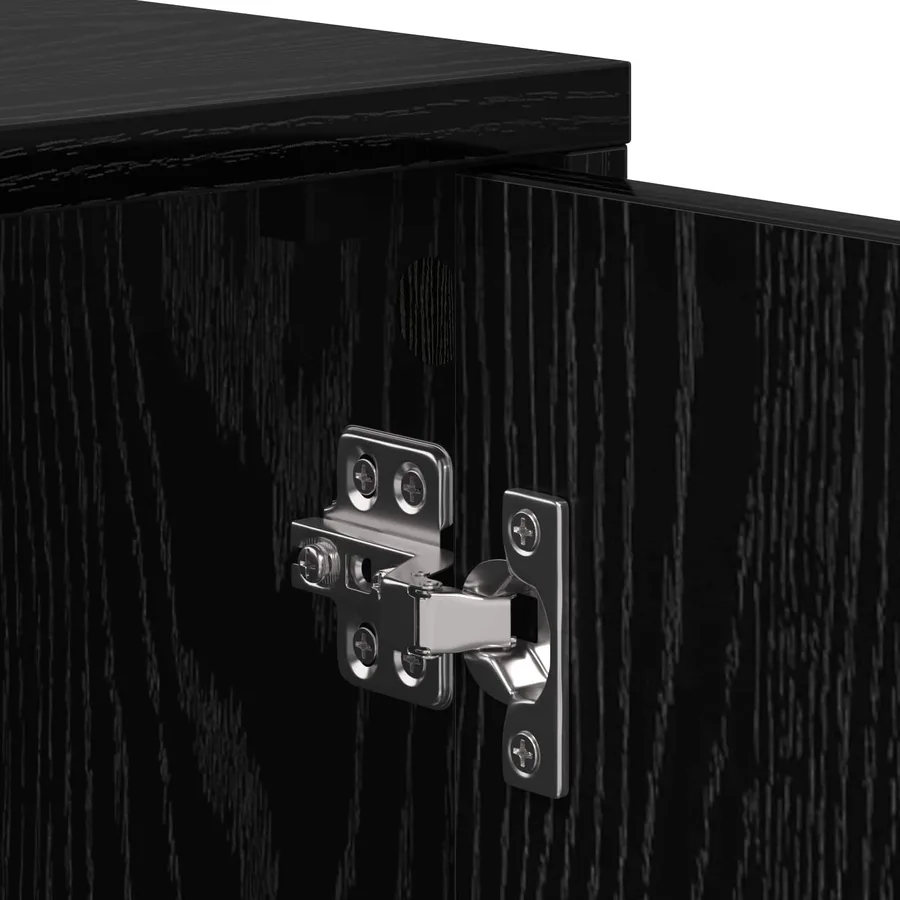 Table de chevet Chêne noir Bois d'ingénierie - 7